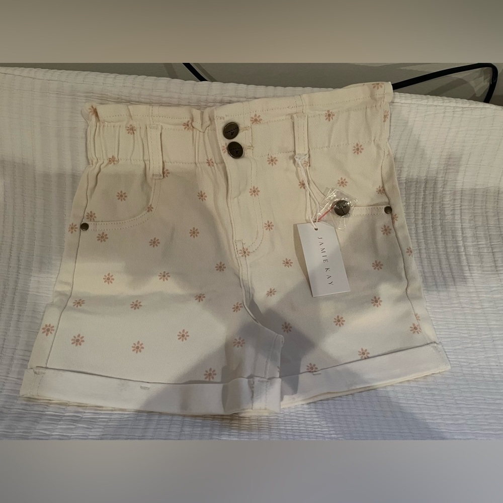 Jamie Kay flower denim shorts (NEW)